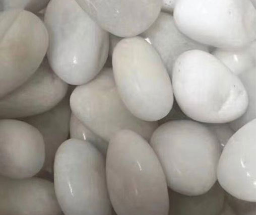 全南白色抛光雨花石