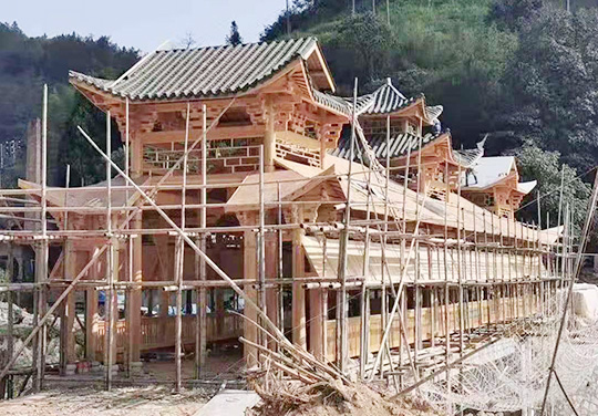 防腐木凉亭