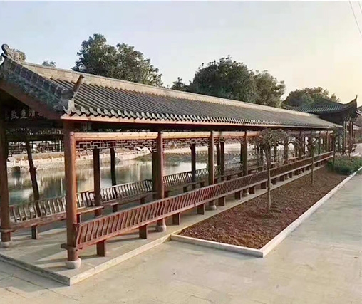 全南防腐木廊架